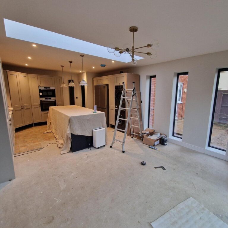 Home refurbishment Colchester, picture of kitchen being refurbished