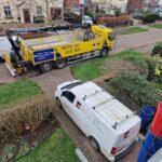 Van of trusted building companies in Colchester Kendall FM on driveway