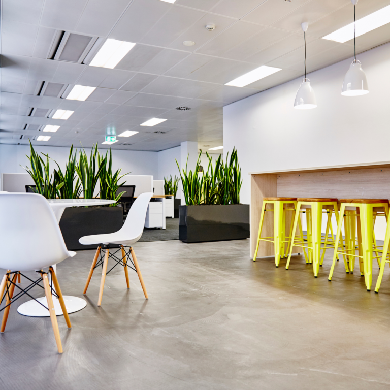 Interior shot of modern office space after commercial office fit out