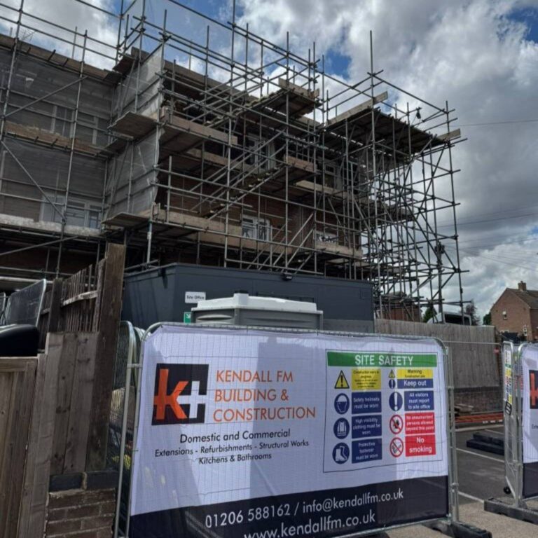 Building site by trusted builders in Essex, Kendall FM.